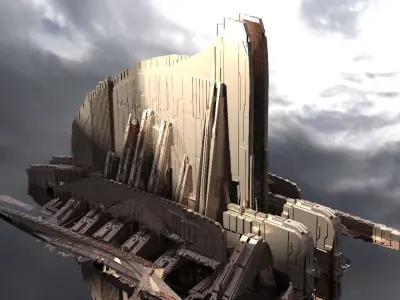 Ancient tech funnel  3D model