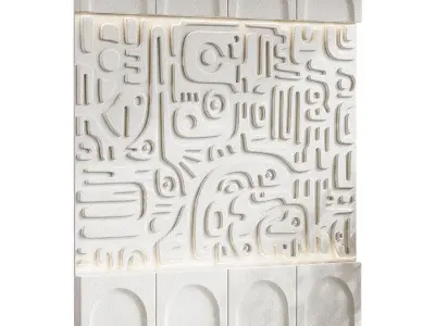 decorative wall 07 3D model