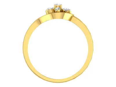 Women Ring Render 3dm STL OBJ FBX Details 3D print model 24
