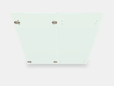 VOXTORP 2-p door f corner base cabinet set 4 Low-poly 3D model