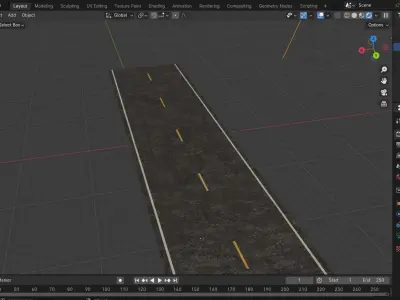 REALISTIC STREET 3D model