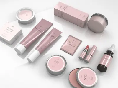 Make Up and Skincare 3D model