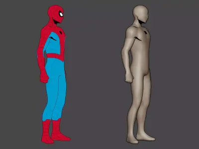 Your Friendly Neighborhood Spider-Man YFNSM Promo Art Suit  3D model