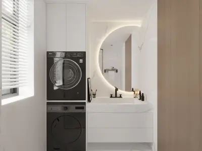 Modern bathroom 3D model