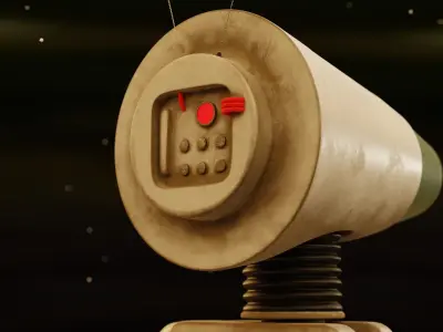 3D Star Wars Inspired Droid Robot 3D model