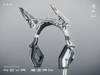 Novarian PB Support available in 2colors Low-poly 3D model