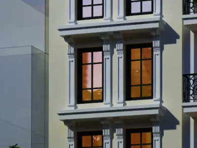 Classic house 03 3D model