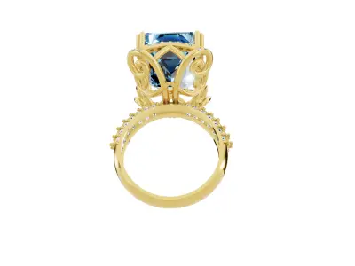 Diamond ring Jewellery For Women 3D print model purchase