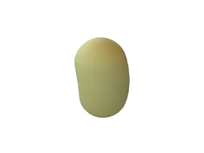 Soybean V1 002 Low-poly 3D model