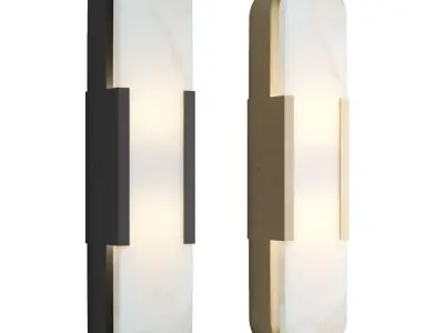 Melange Elongated Sconce Low-poly 3D model