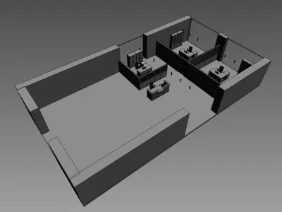 reception room co411 a01 3D model