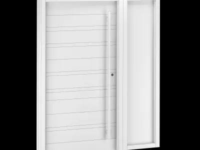 Exterior Large Doors 3D model 4