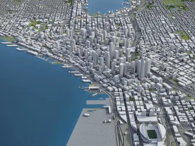 Seattle Metropolitan 3D Model Pack