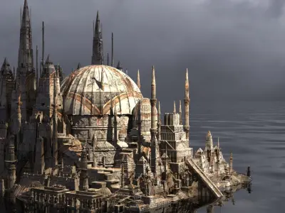 Islamic Golden Age Ruins 2 3D model