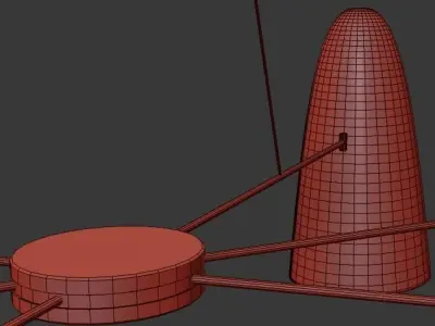 Montfaucon Chandelier 3D model