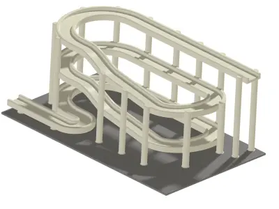 Premium Mountain Road 3D print model