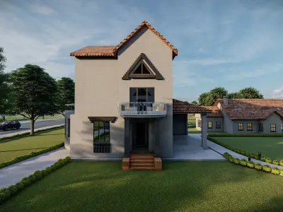 Architecture undergraduate thesis landscape theme park 3D model