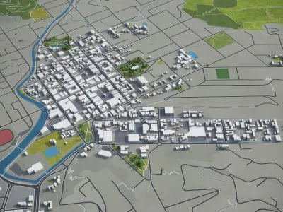 Nelson  Low-poly 3D model