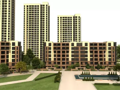 City Block - Cityscape 3D model