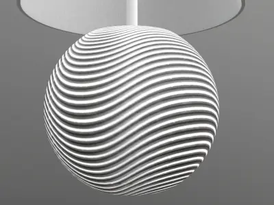 Brubaker Lampe de Table 3D model