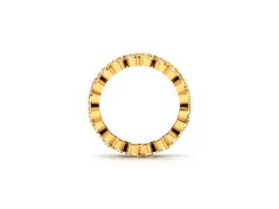 Women Ring  Render 3dm STL OBJ FBX Details 3D print model 26