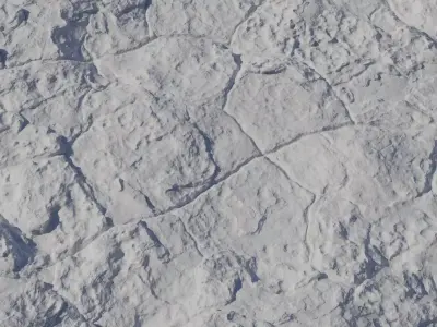 Weathered Cracked Desert Rock Surface Texture