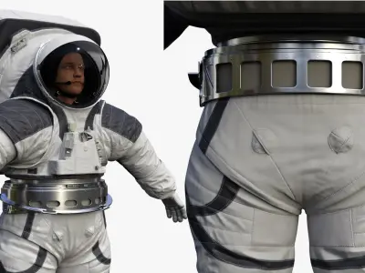  NASA Astronauts Rigged for Maya Collection 