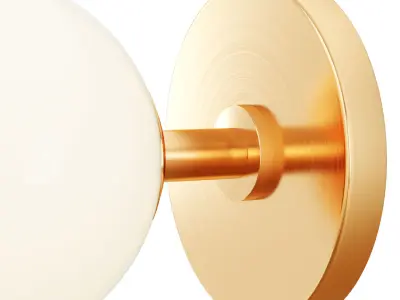Staggered Glass 1-Light Sconce 3D model