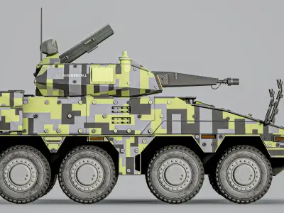  Skyranger 30 Air Defence Tower System Exhibition Camo PBR 