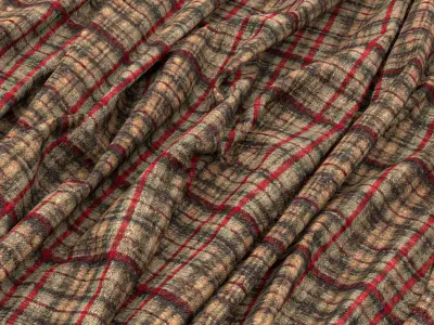 10 Plaid Fabric VOL02 4K Seamless PNG PBR Textures Texture