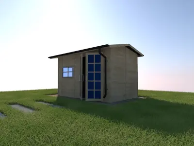 garden house 3d model  3D model