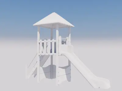 Slide Low-poly 3D model buy