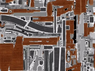 old house scene model-with lighting Free 3D model