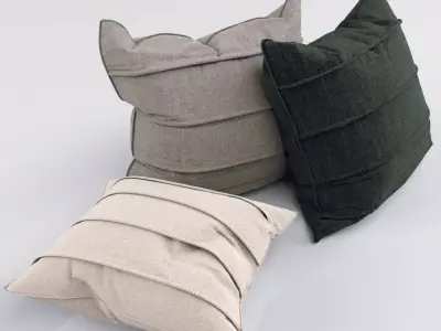 Pillow three pillows 3D model