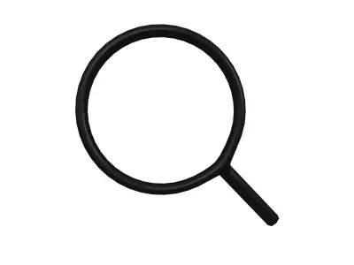 Search Symbol V1 Pack 03 Low-poly 3D model