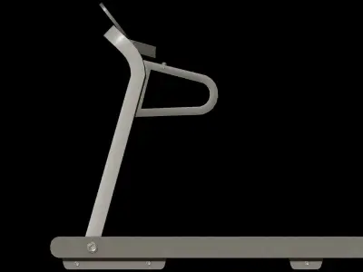 Gym Treadmill - LowPoly 3D model