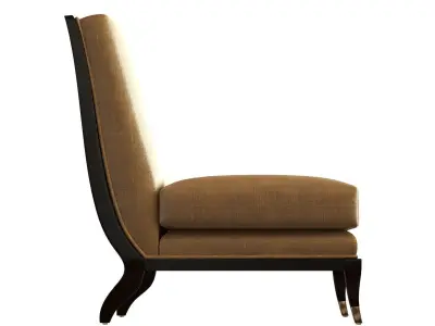 THE ARMLESS CHAISE APOLLON CHAIR 3D model