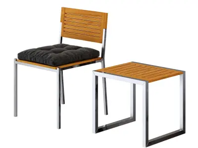 Street Furniture Set 1 3D model