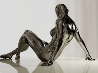 Statue SUSY 3D model