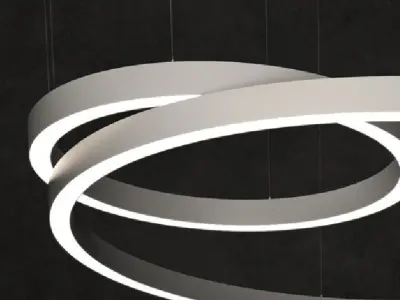 Hanging Lamp RING by Forstlight  3D model
