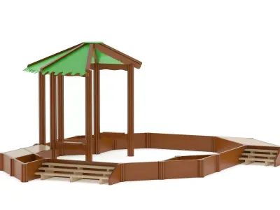 Lappset Atacama Sand Lounge 3D model