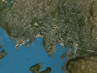 Oslo - 3D City Topography Terrain  3D Model Pack