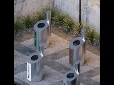 Waste Separation Area 3D model