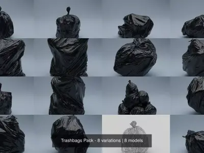 Trashbags Pack - 8 variations