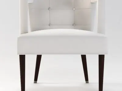 Mr Brown Eliza Modern Window Arm Chair 3D model