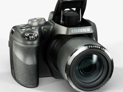 Fujifilm FinePix SL1000 bridge digital camera Low-poly 3D model