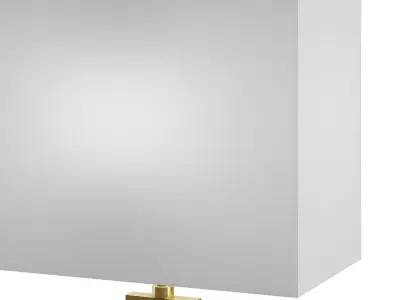 Greek key table lamp 3D model