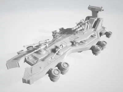 Spaceship 3D print model shop