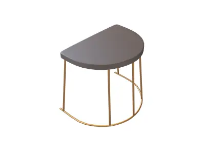 Side Table v1 002 Low-poly 3D model