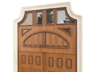 Entrance classic door 86 3D model